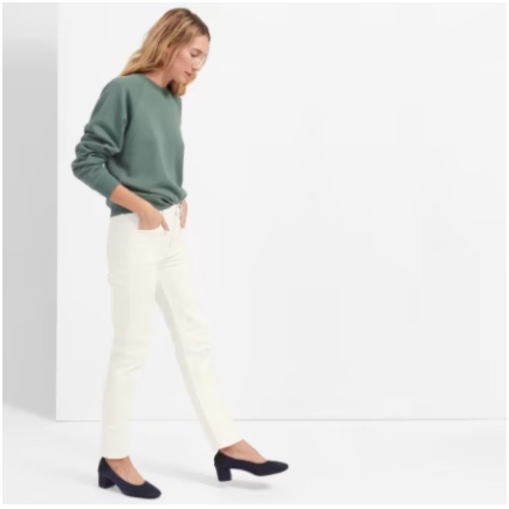 Everlane "Modern Boyfriend" Jeans in Bone
